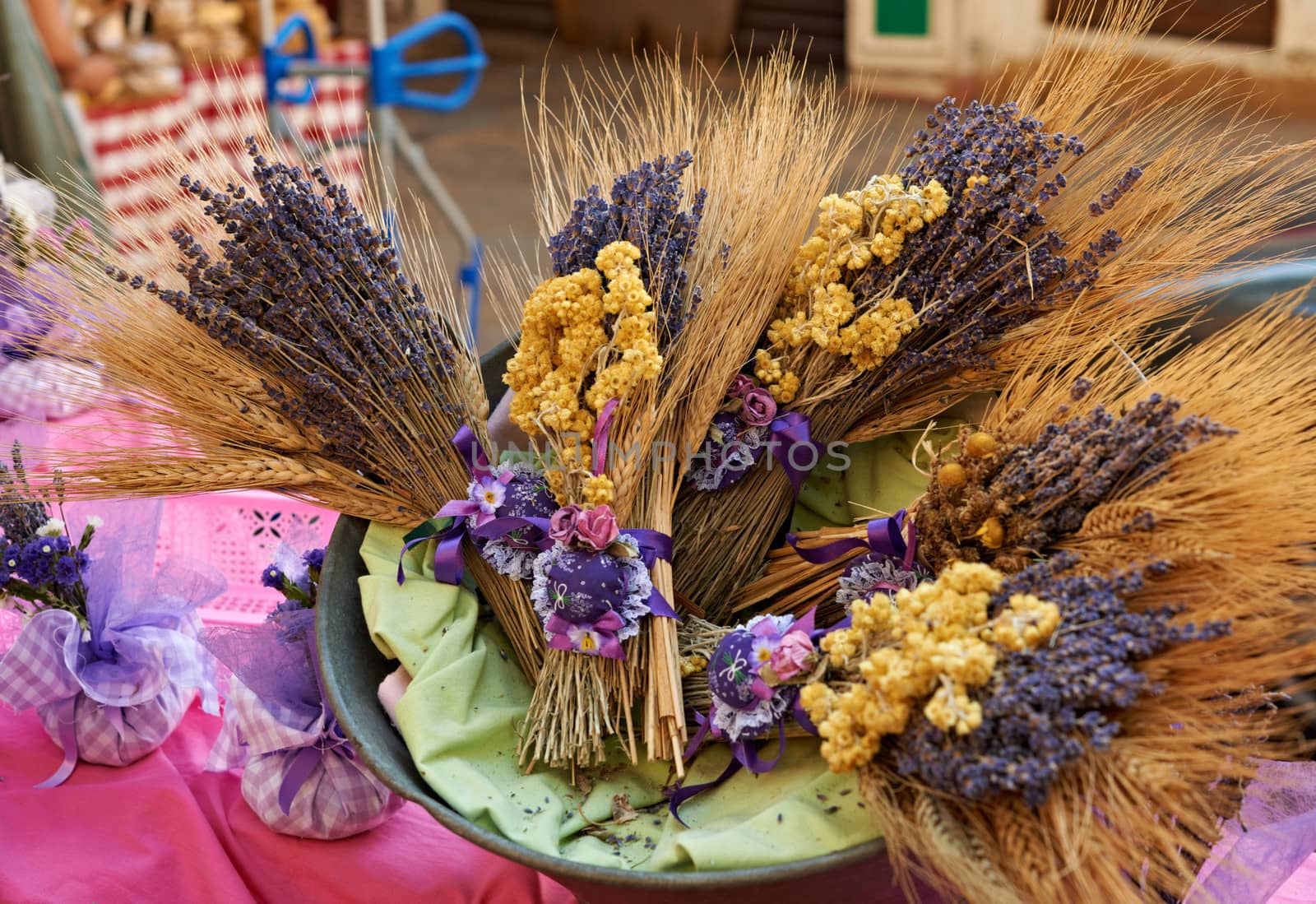 Lavender bouquet at the market in Aix en Provence, France