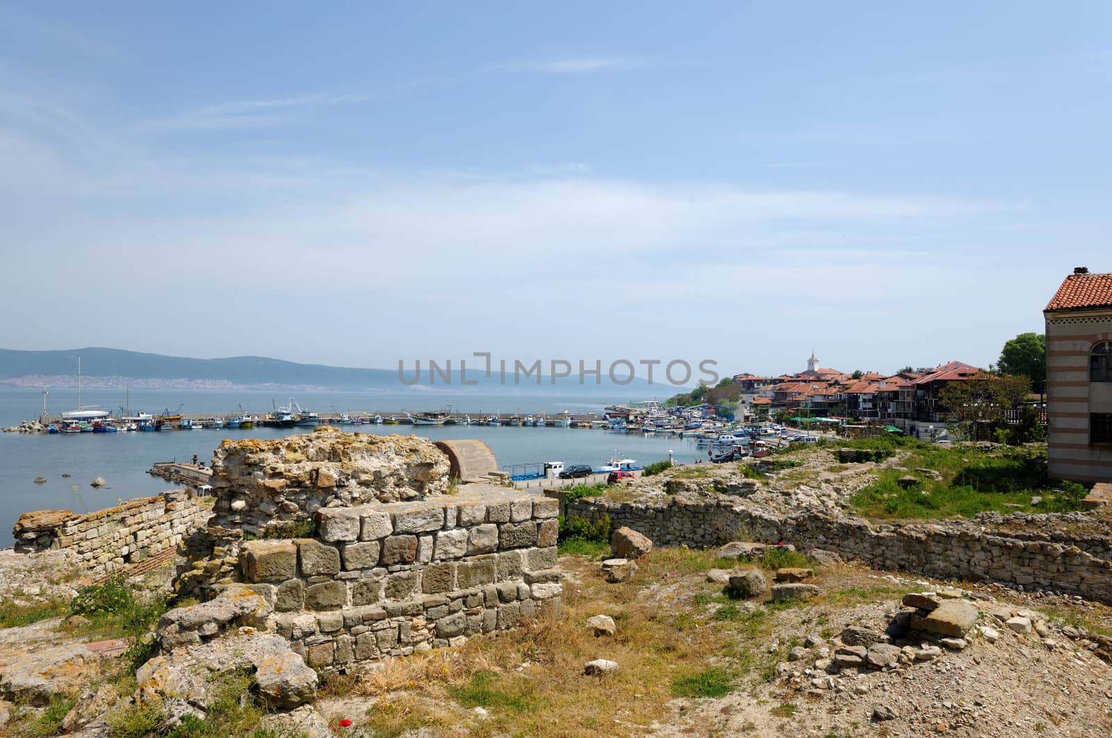 Ruines in the old Nessebar town, Bulgaria