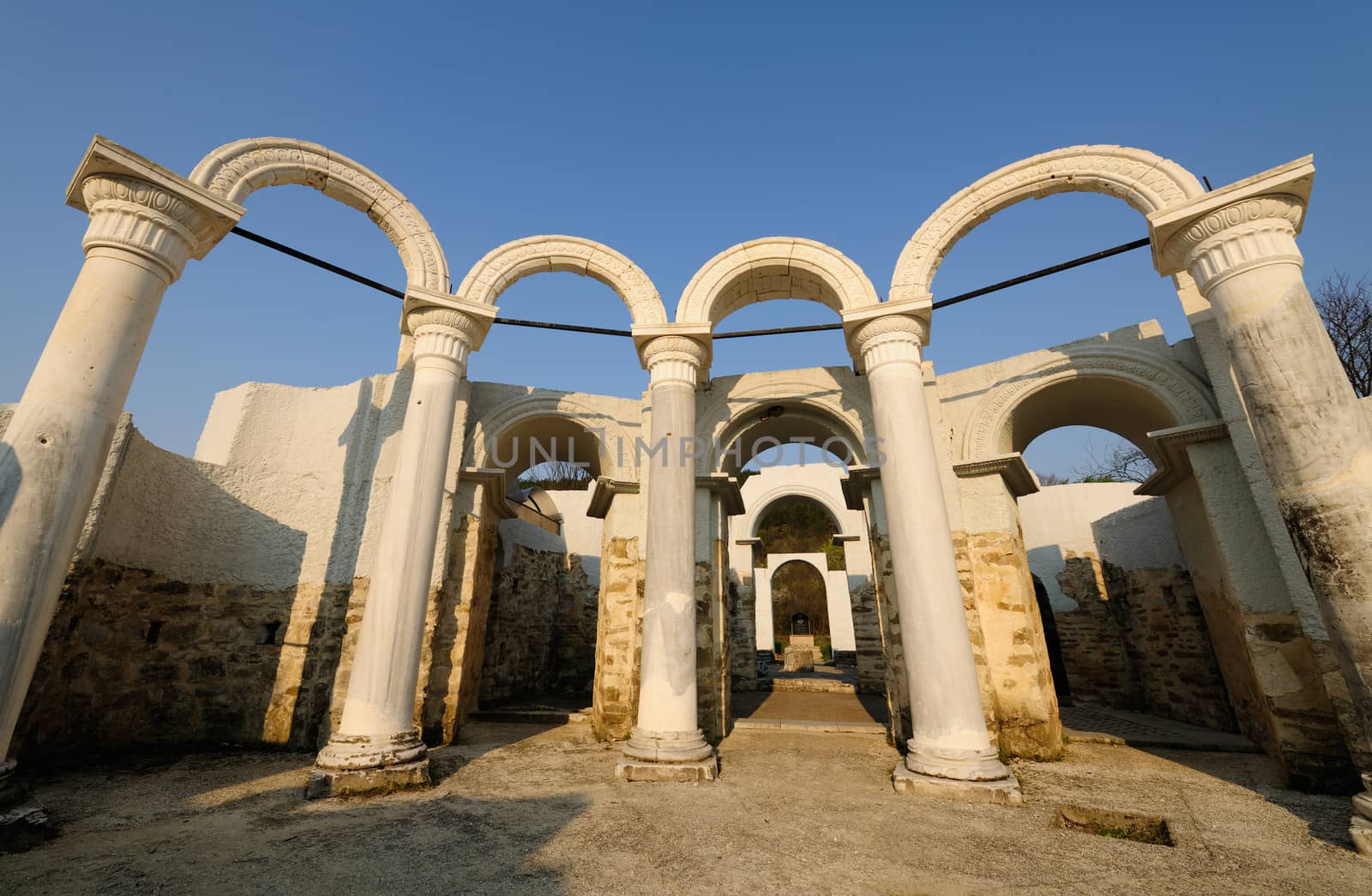 Arches of the Golden church in Veliki Preslav - the second Bulgarian kingdom capital