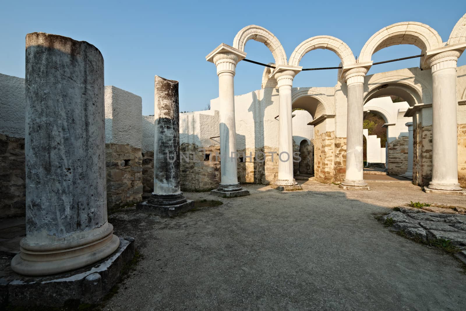 Remains of the Golden church in the capital of the second Bulgarian kingdom - Veliki Preslav