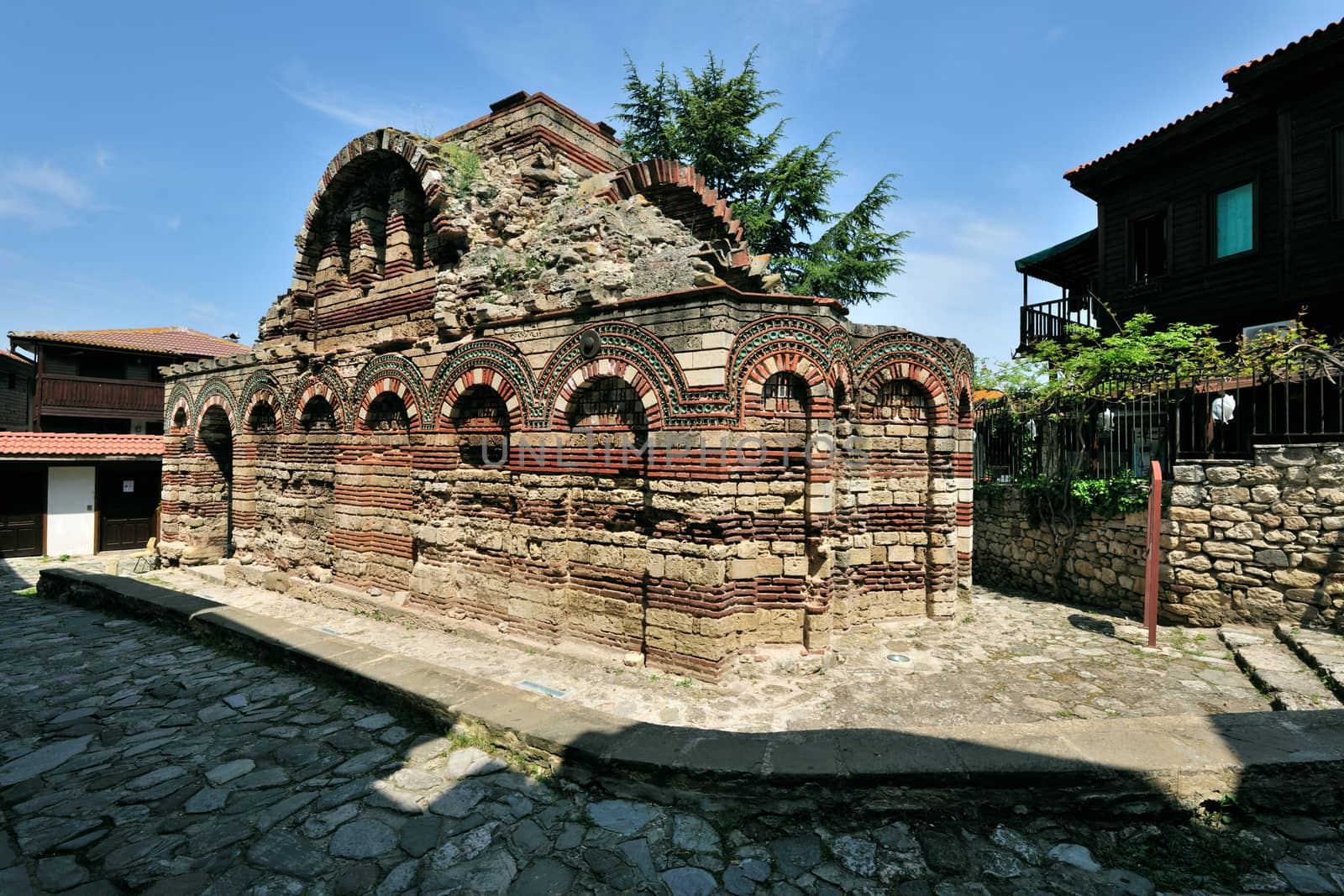 Old Helenic church in Nessebar town, Bulgaria