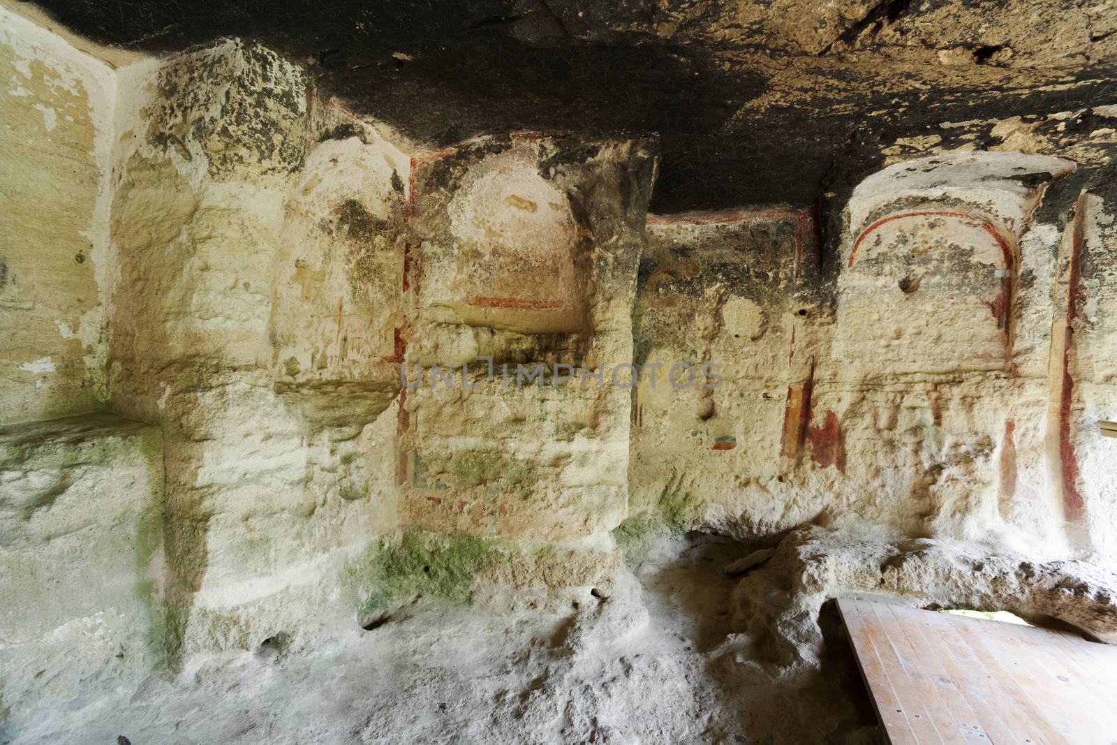 Room in a stone monastery by ecobo