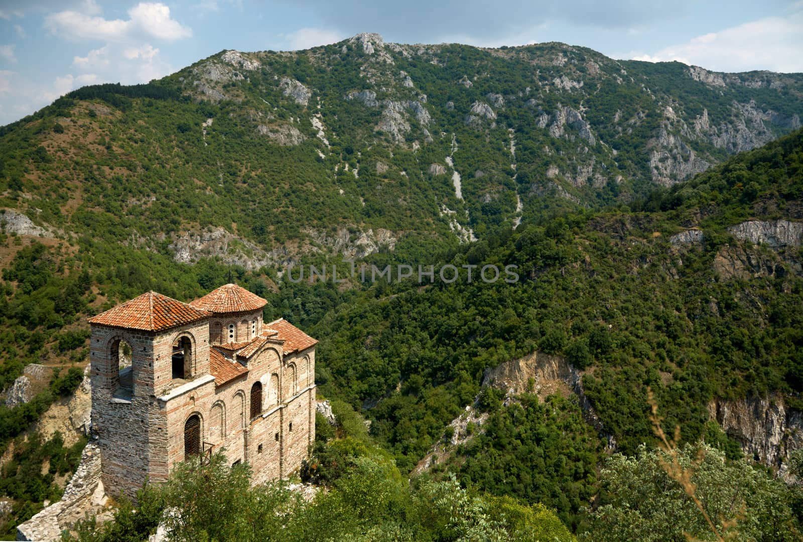 Asenova fortress in the Bulgarian Rhodope mountains