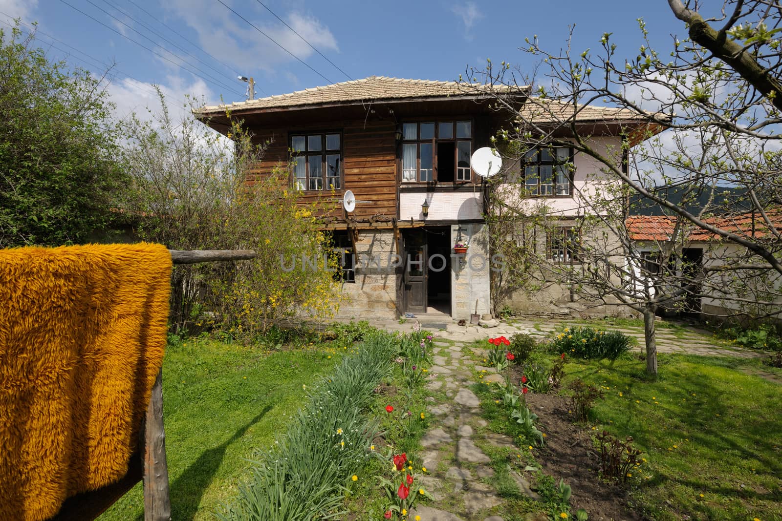 Two stairs family rural house in a Bulgarian village