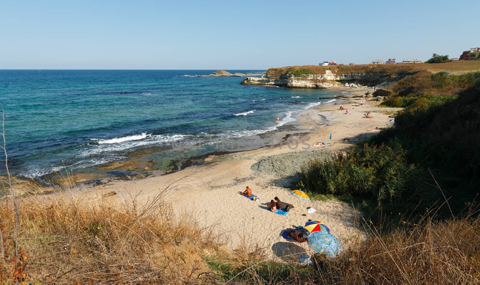 The sea shore near Lozenets, Bulagria