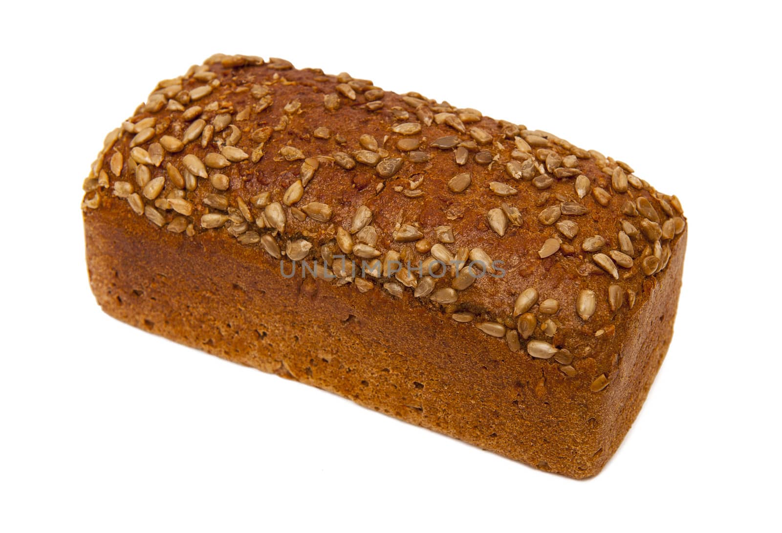 Bread isolated on the white background
