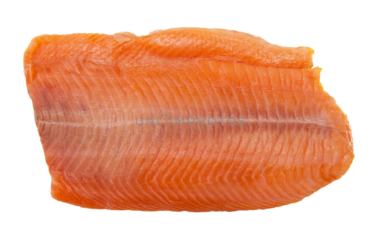 Salmon isolated on the white background