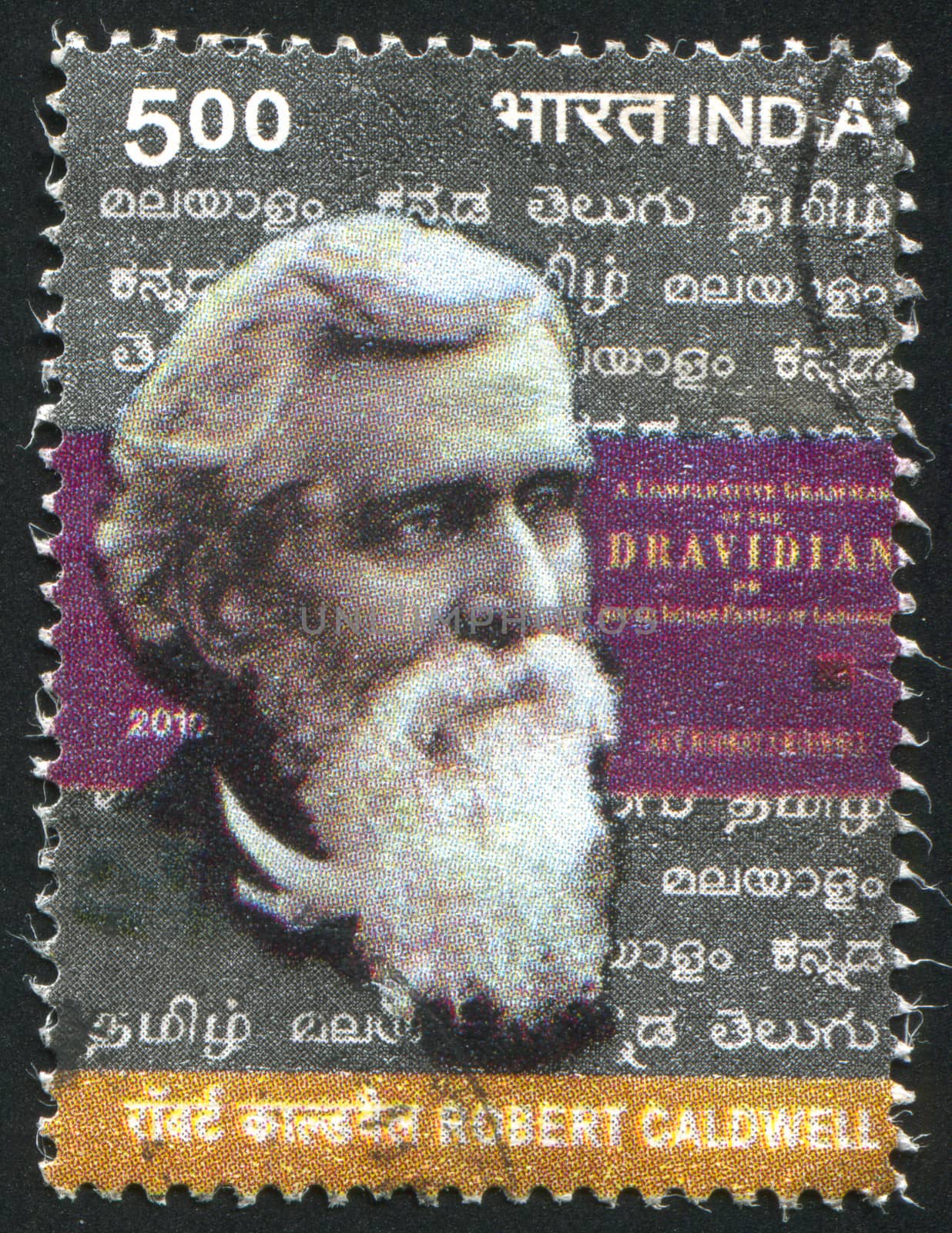 INDIA - CIRCA 2010: stamp printed by India, shows Robert Caldwell, circa 2010