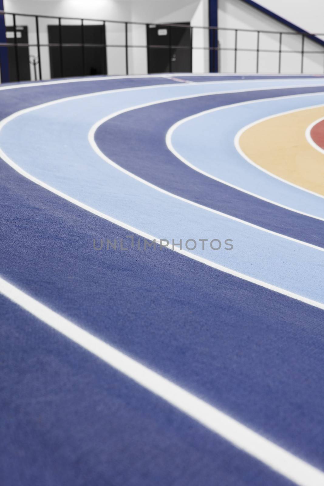 Detail from a Athletics arena indoor