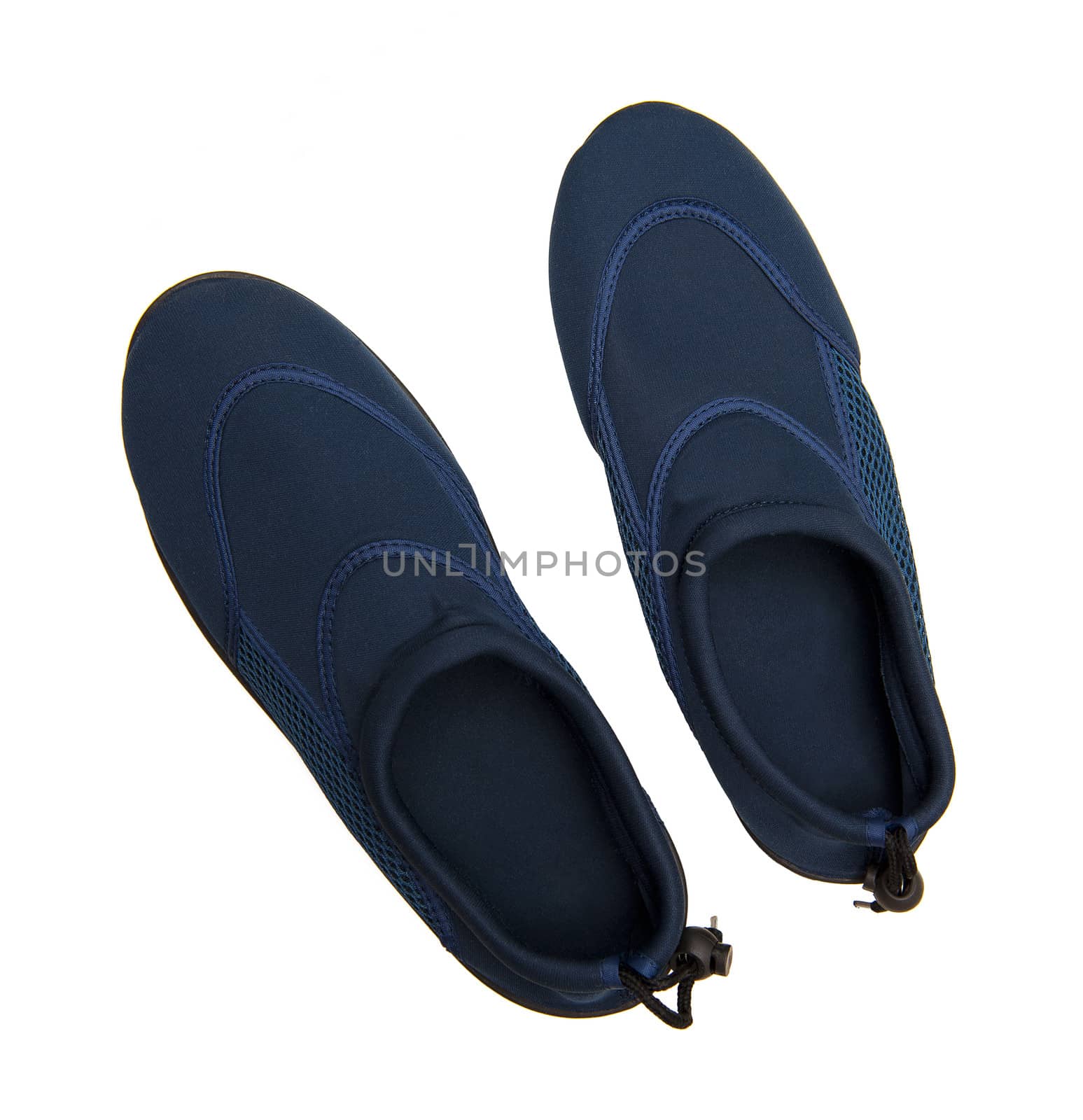 Water shoes isolated on the white background