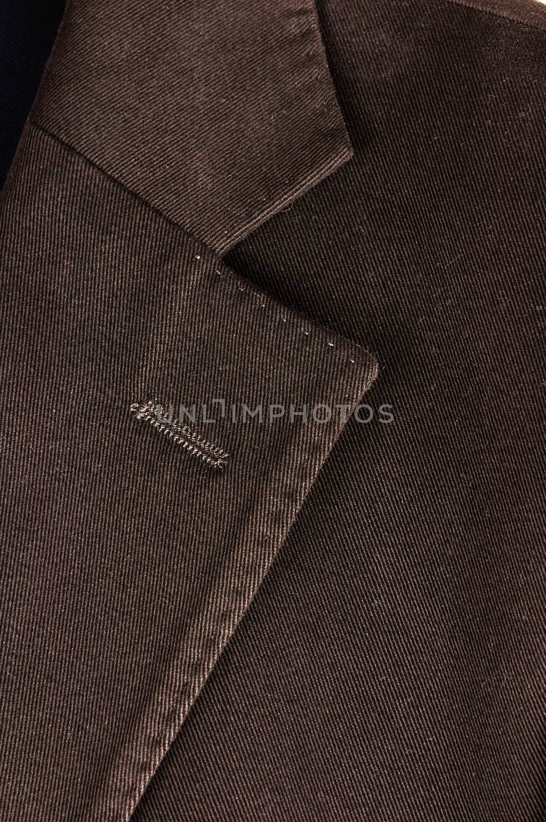 Brown cotton jacket by dutourdumonde