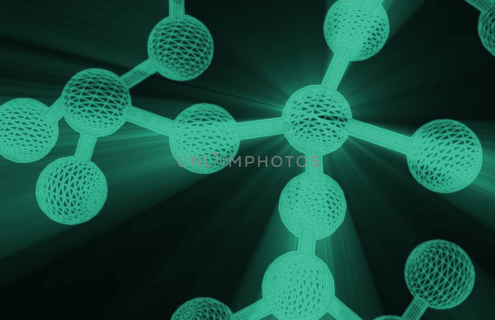 Chemical Formula with Molecule Composition as Art