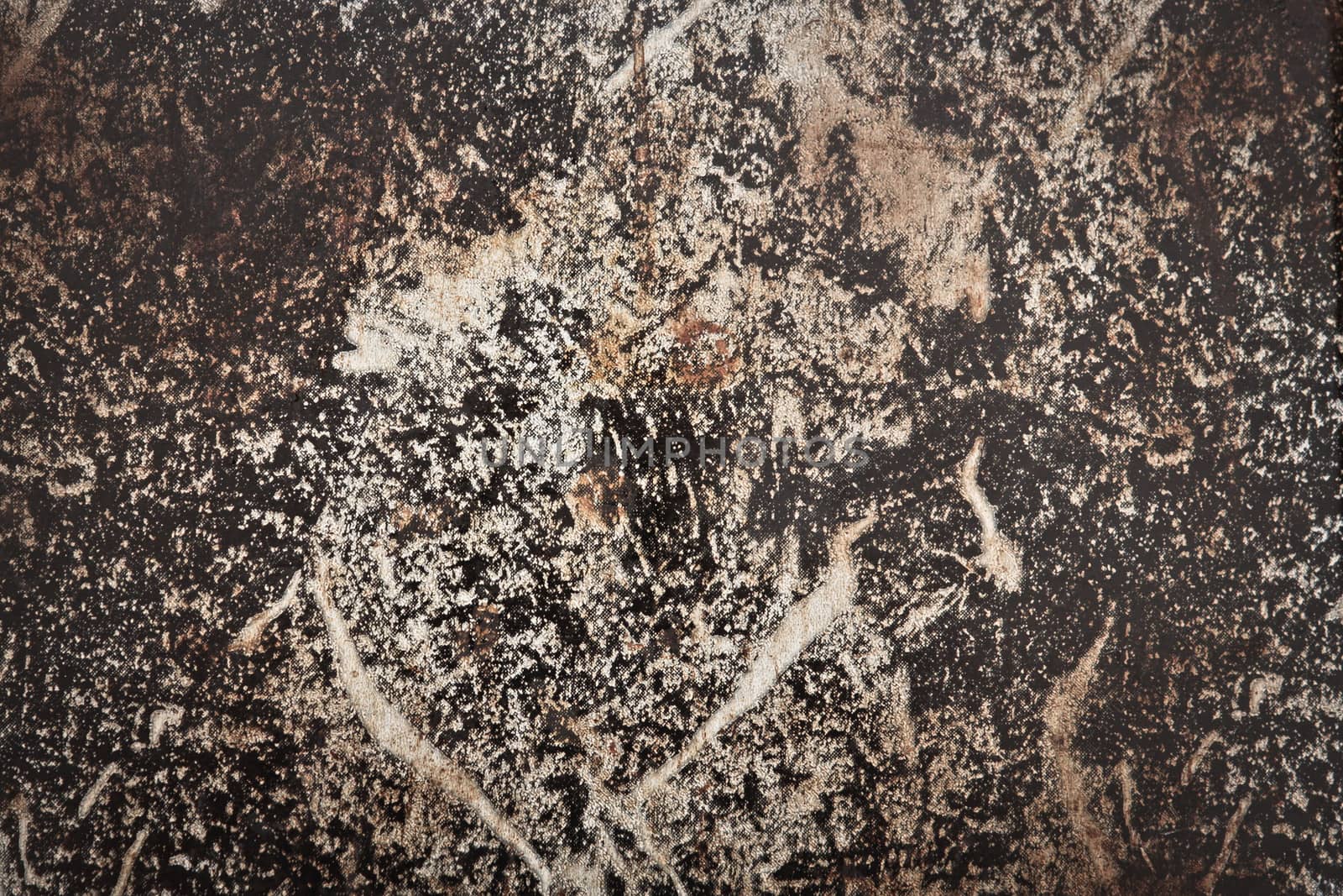 Pattern on a weathered metal surface as a detailed background