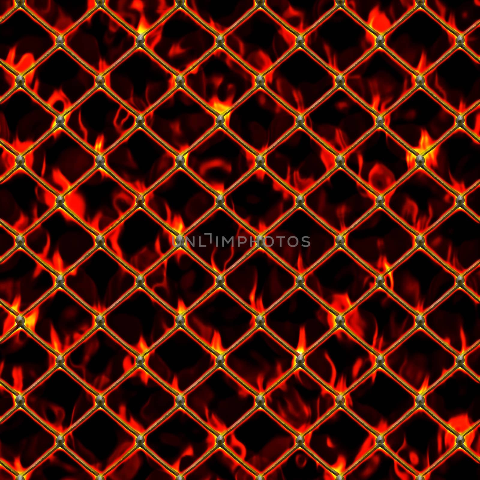 An illustration of a Burning Chain Link