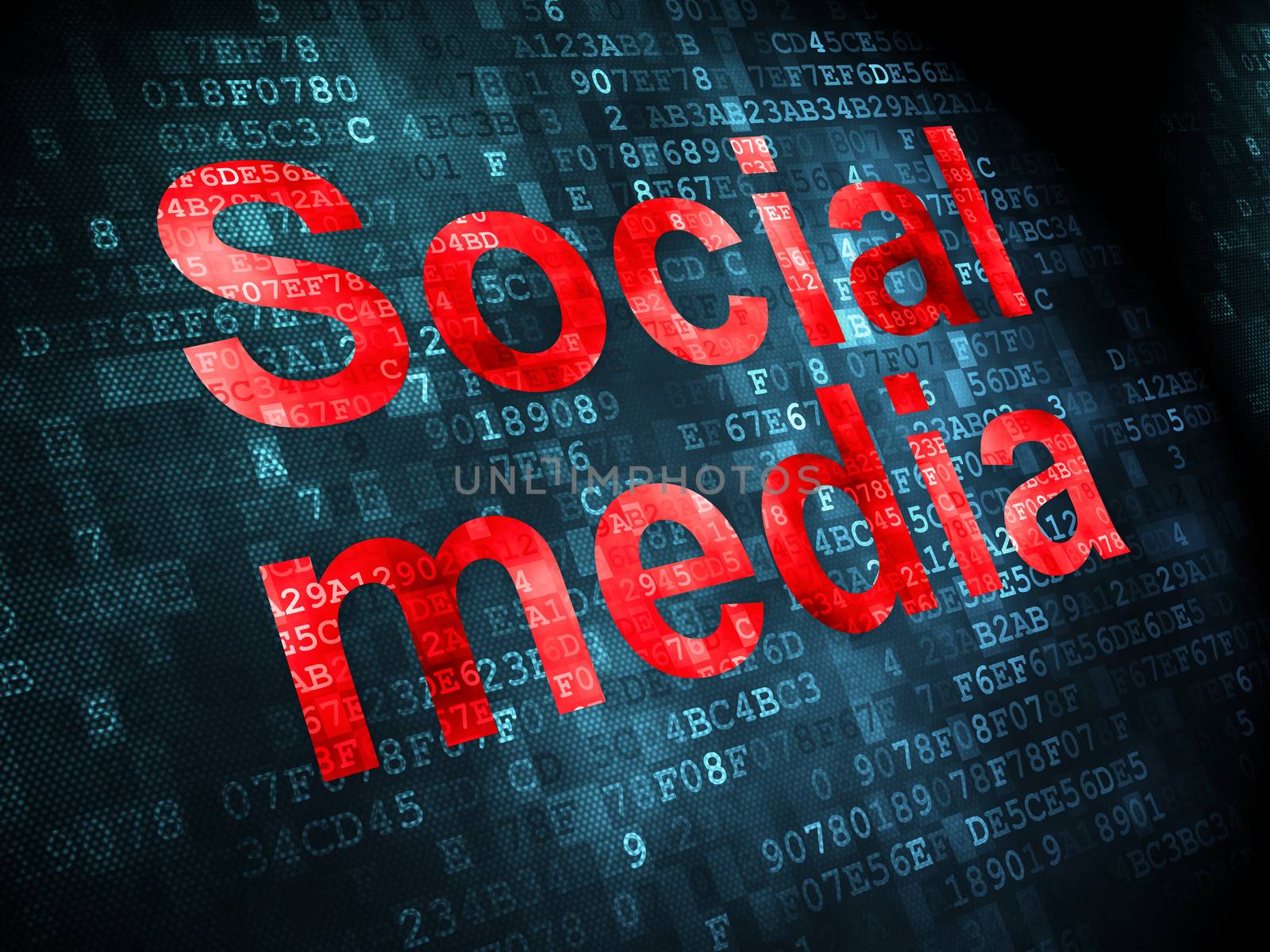 Social network concept: Social Media on digital background by maxkabakov