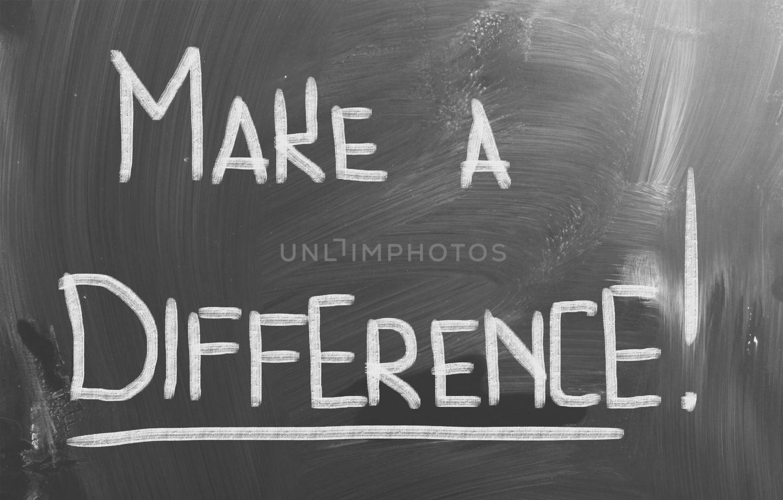 Make A Difference Concept by KrasimiraNevenova
