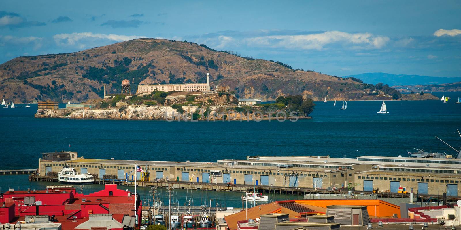 Fisherman's Wharf on San Francisco Bay, San Francisco, California, USA