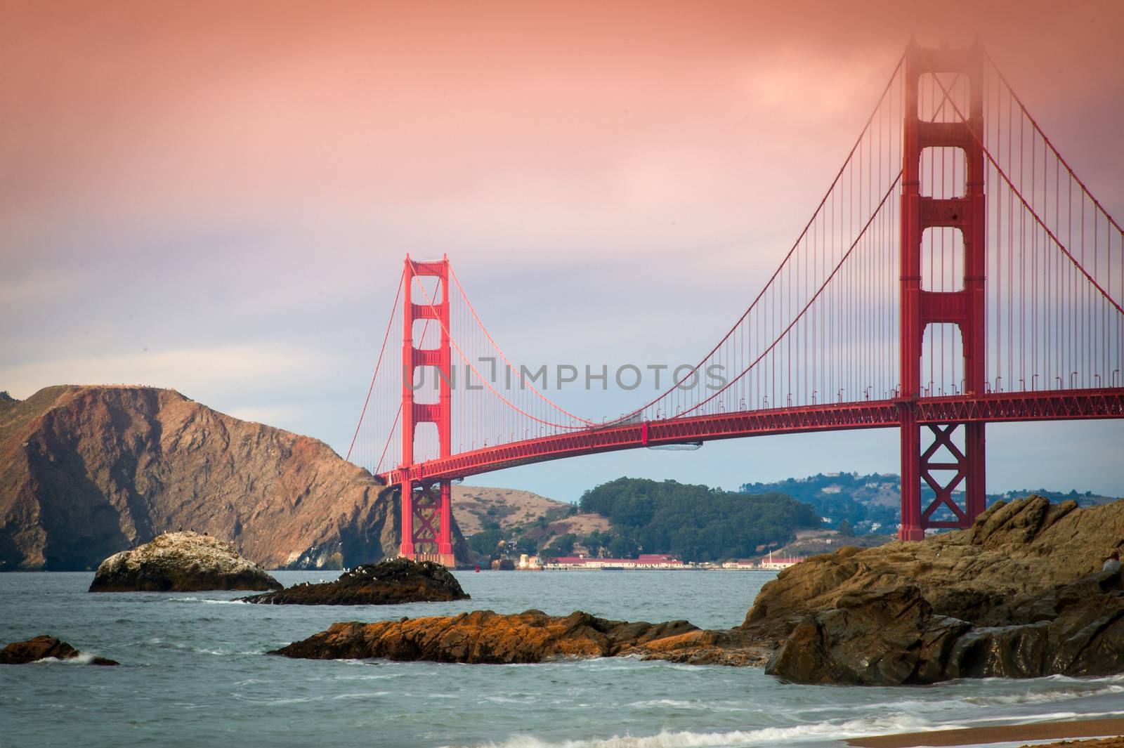 Golden Gate Bridge over the San Francisco Bay, San Francisco, California, USA