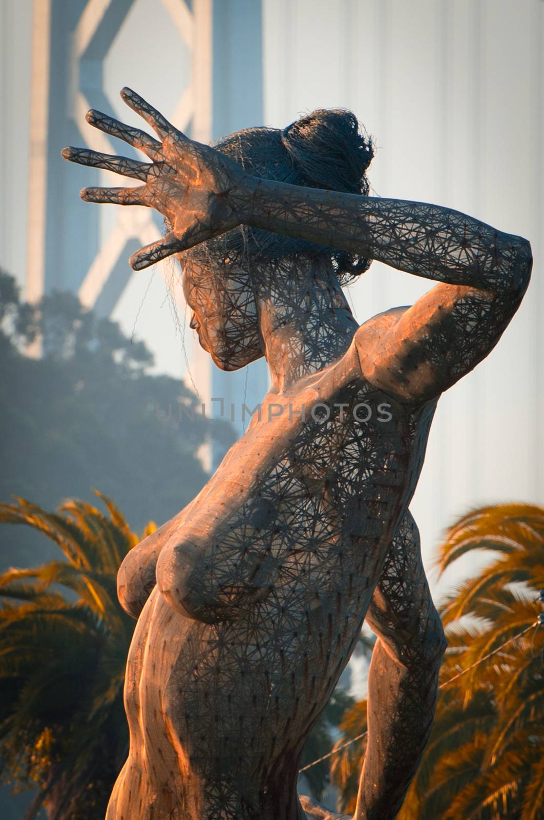 Close-up of a statue, Treasure Island, San Francisco, California, USA