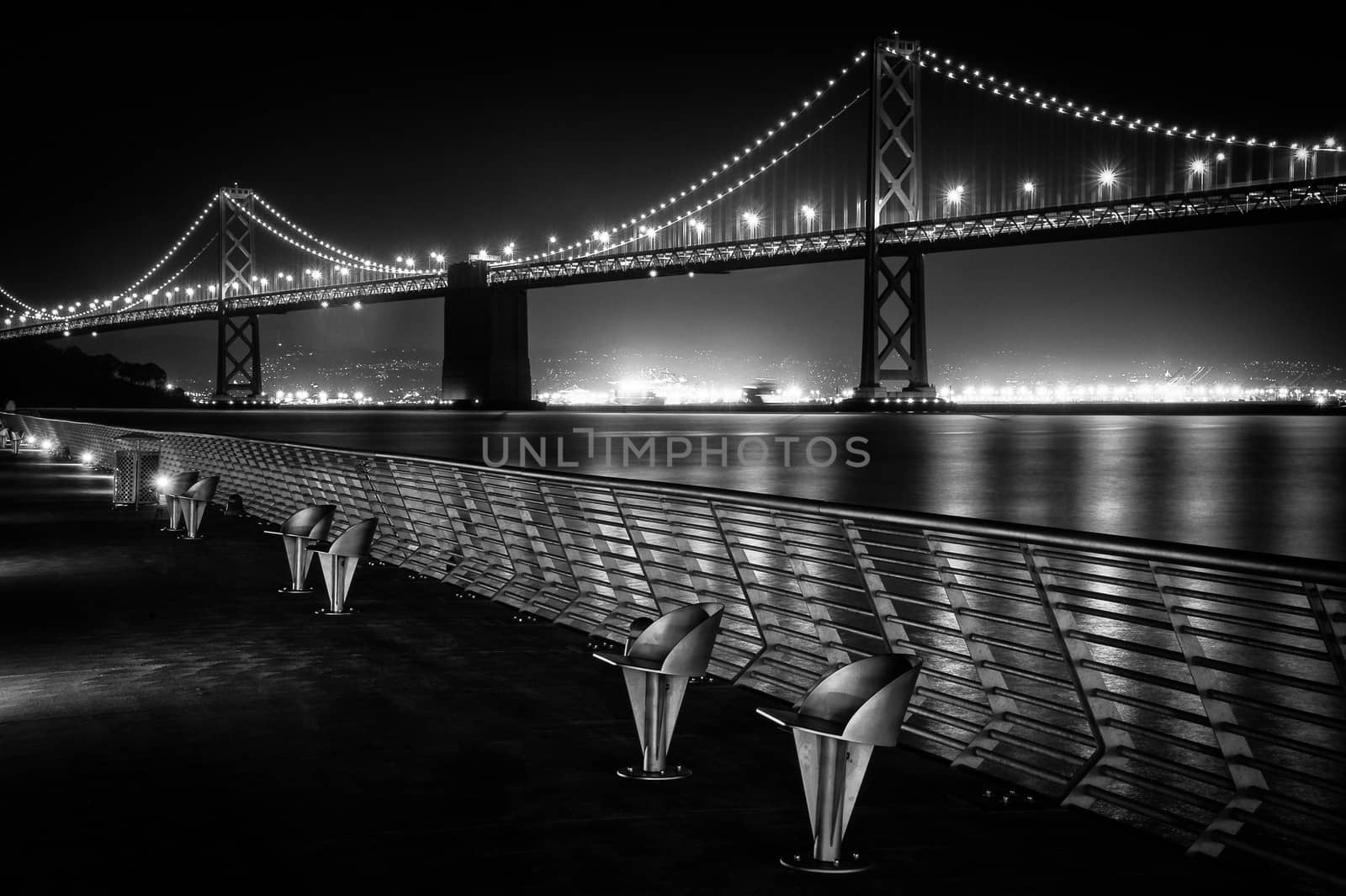 Bay Bridge at night by CelsoDiniz
