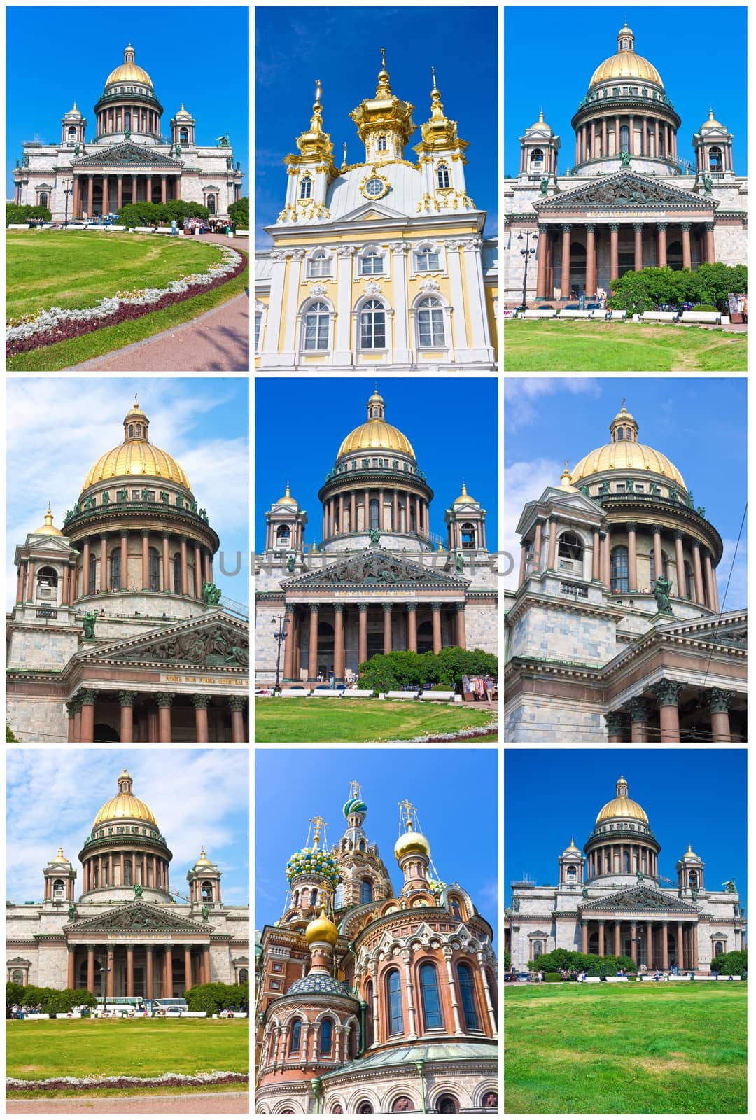 Collection of Cathedrals and Churches in Saint Petersburg, Russia