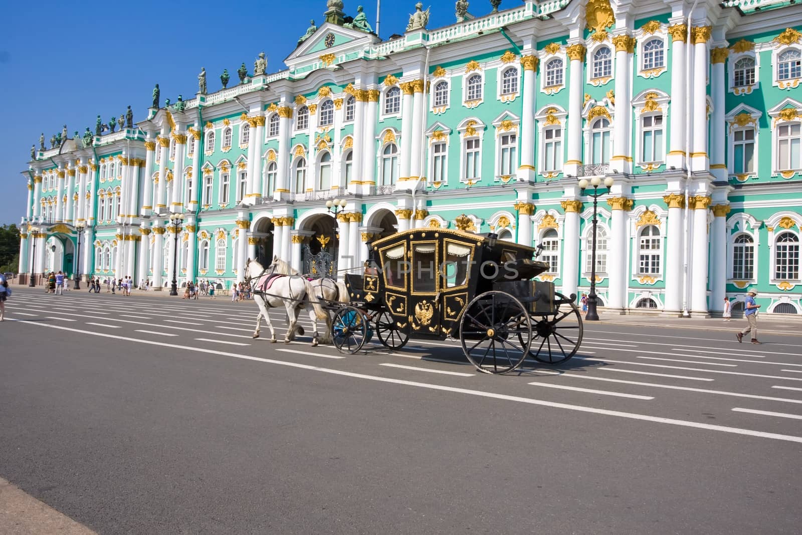 Hermitage Museum - Winter palace of Russian kings,  Saint Petersburg, Russia