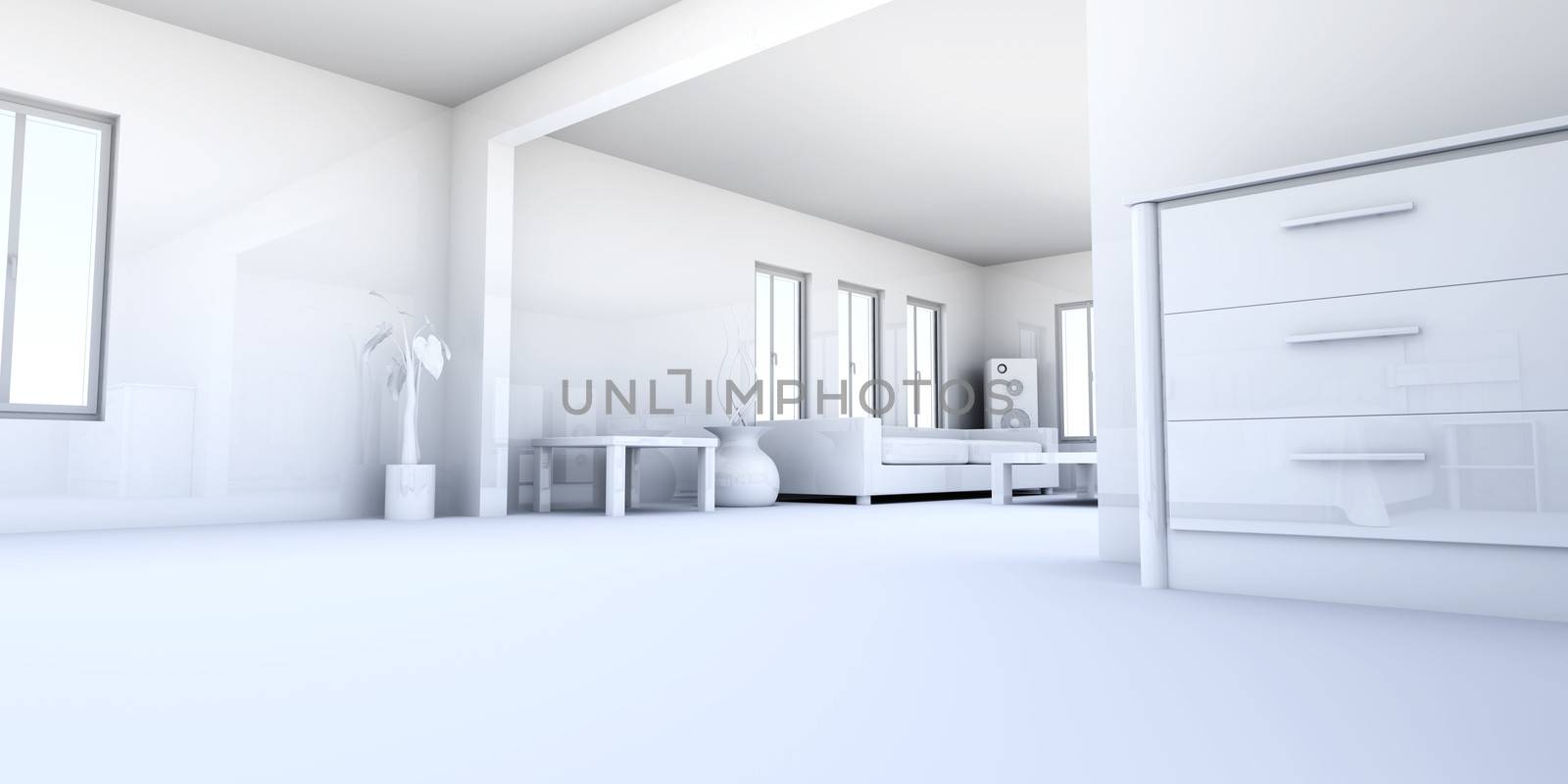 Apartment Interior							 by Spectral