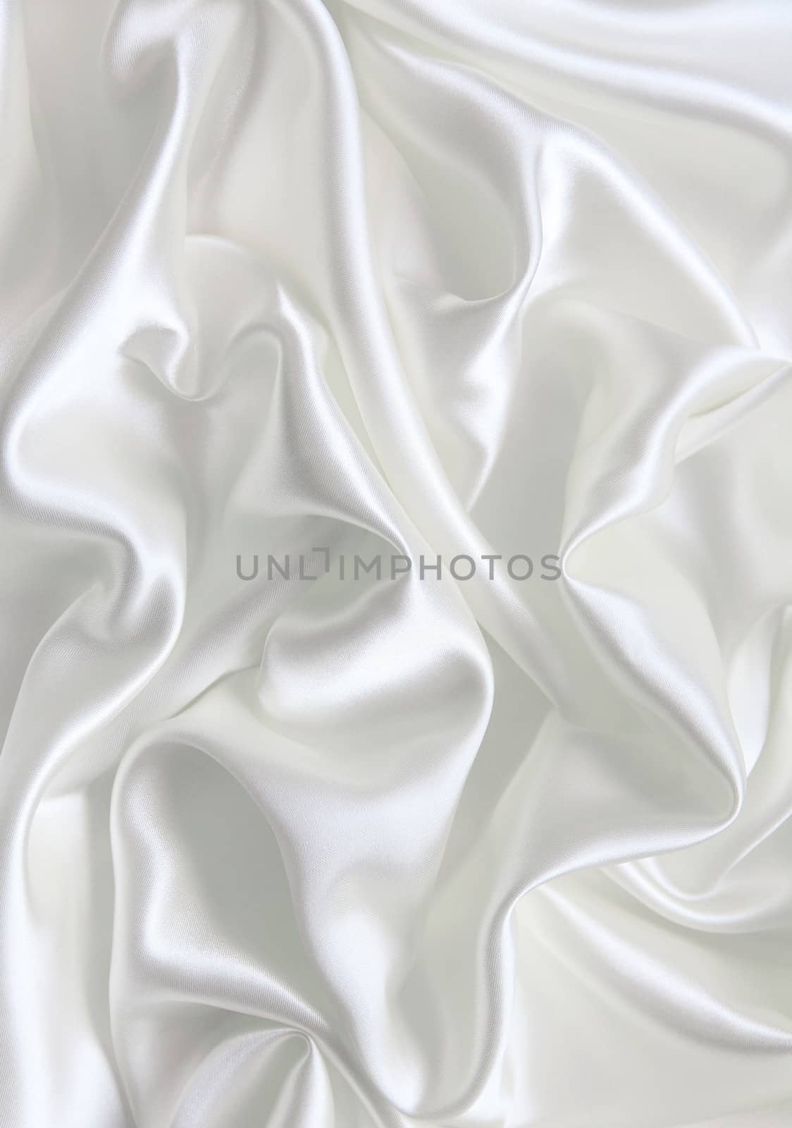 Smooth elegant white silk can use as wedding background 