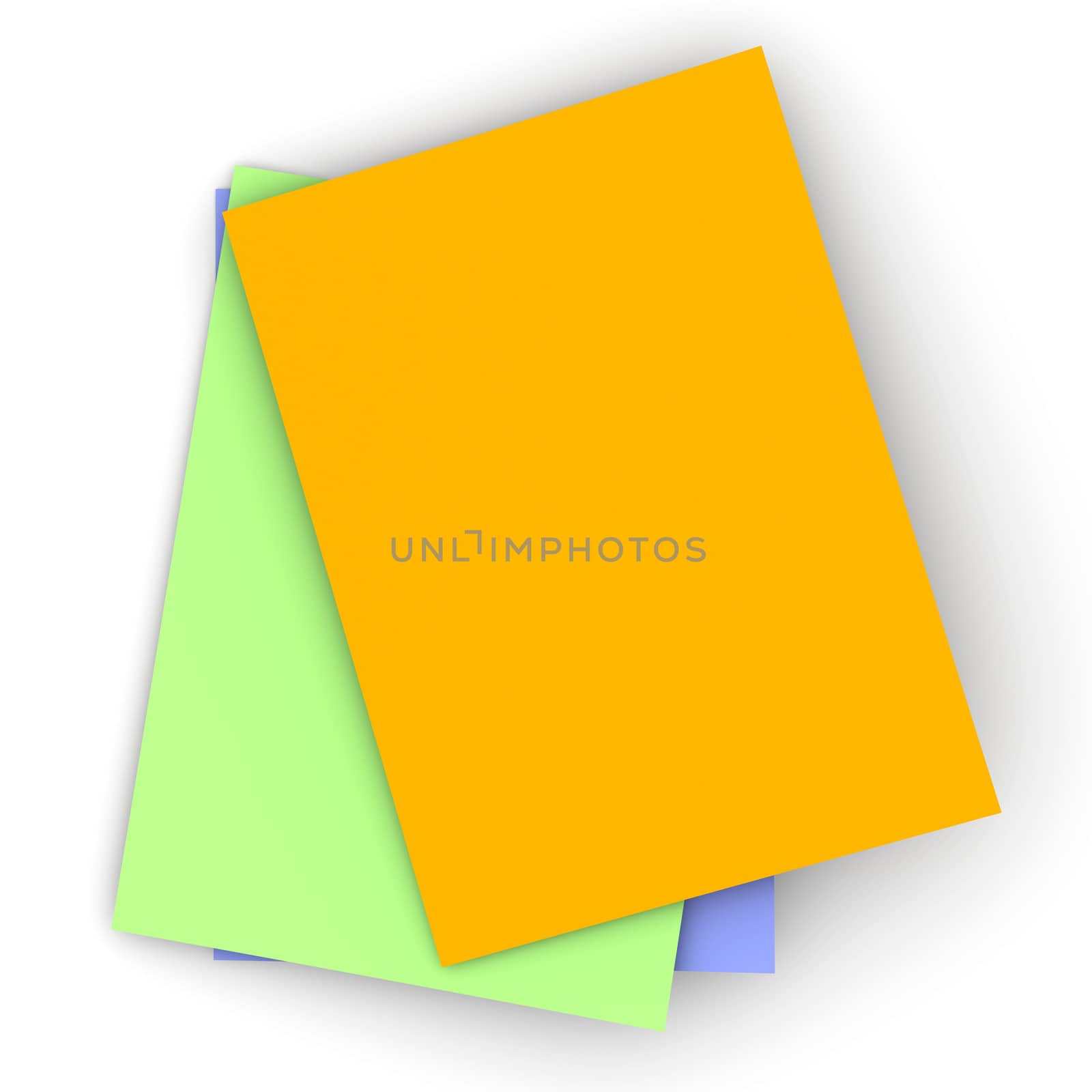 Colored Paper sheets							 by Spectral