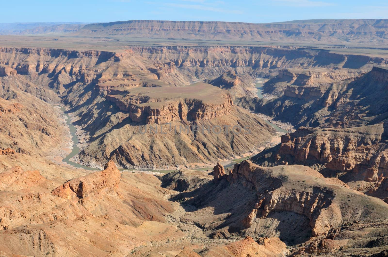 Fish River Canyon at the main viewpoint near Hobas, Namibia