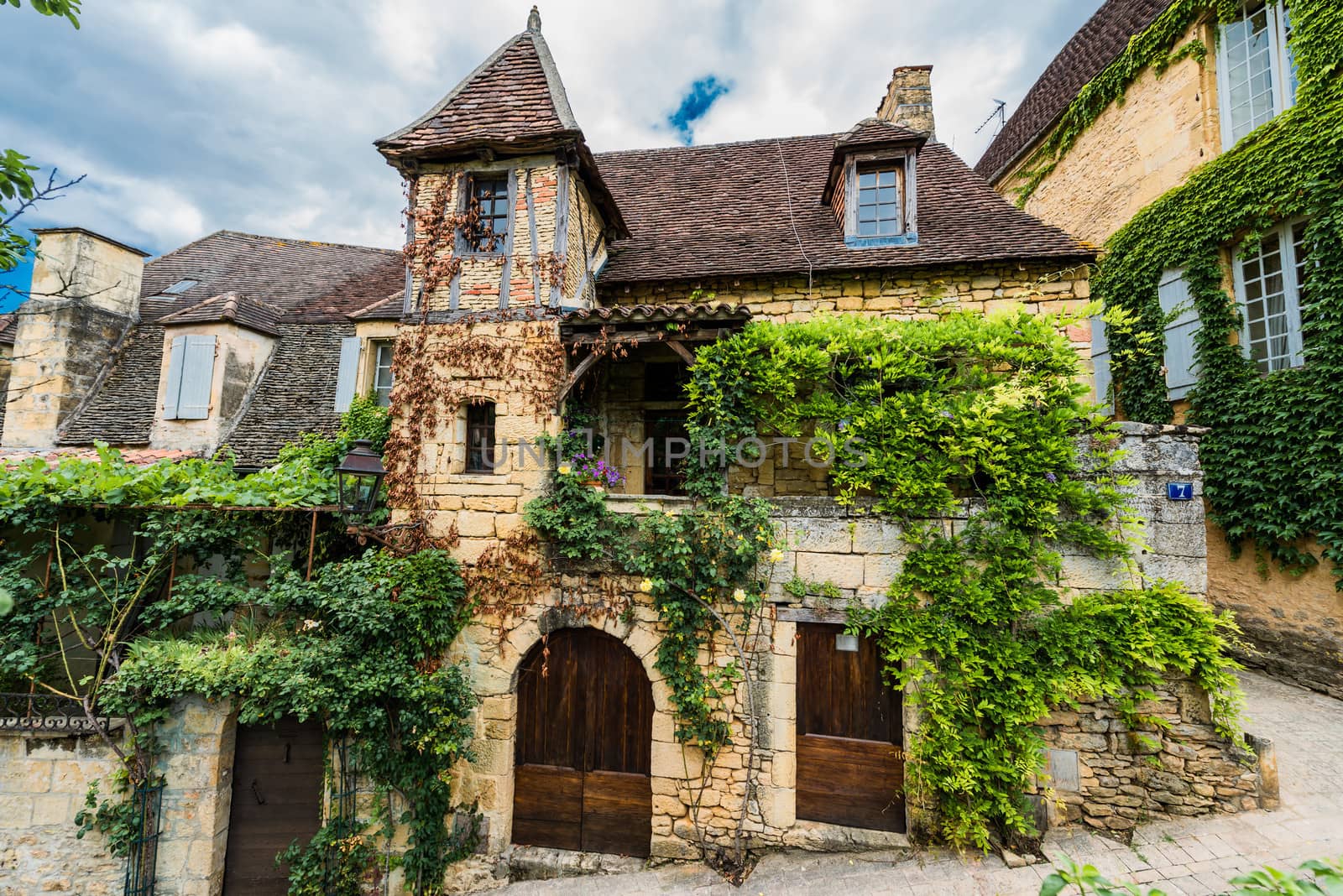 house in the beautiful city of sarlat dordogne perigord France