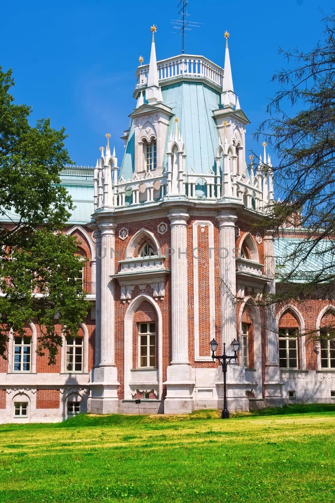 Tsaritsyno - State Museum Reserve Park in Moscow, Russia