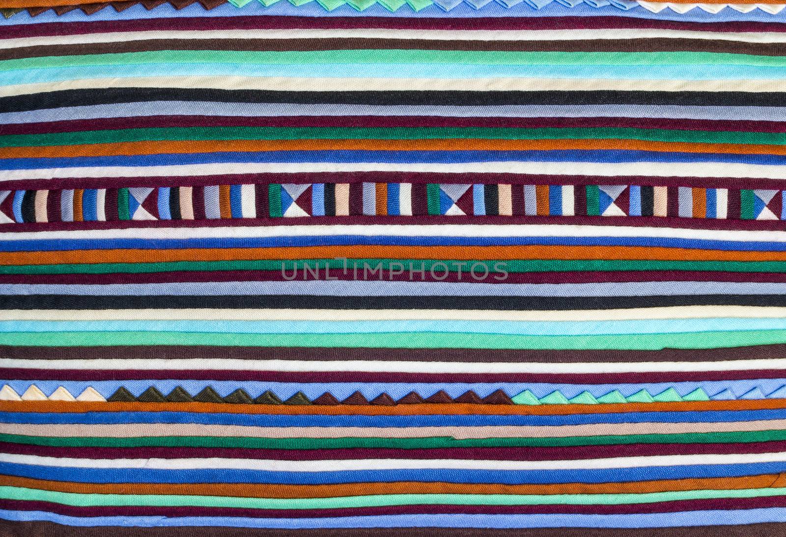 Colorful  fabric alternation pattern by manusy
