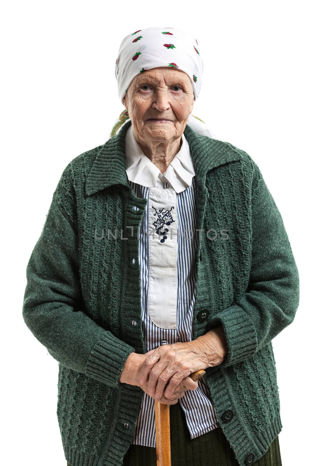 Portrait of senior woman looking at the camera by photobac