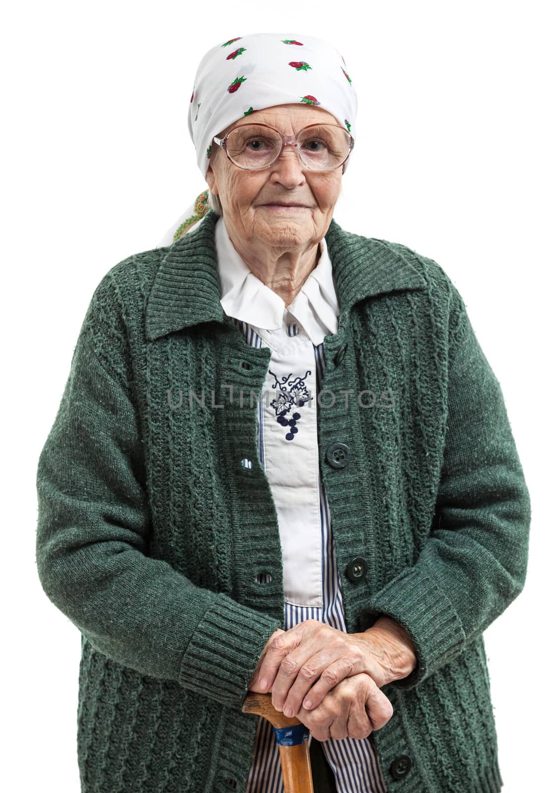 Portrait of a senior woman looking at the camera by photobac