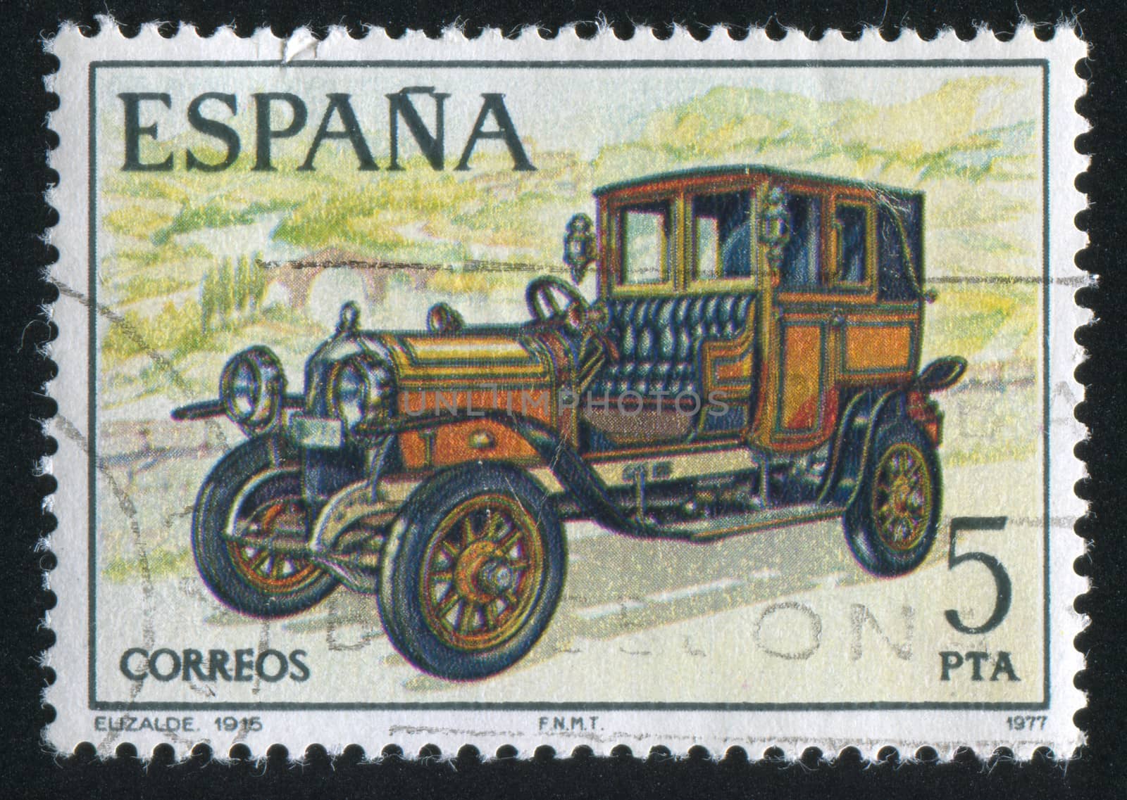 SPAIN - CIRCA 1977: stamp printed by Spain, shows Elizalde, circa 1977