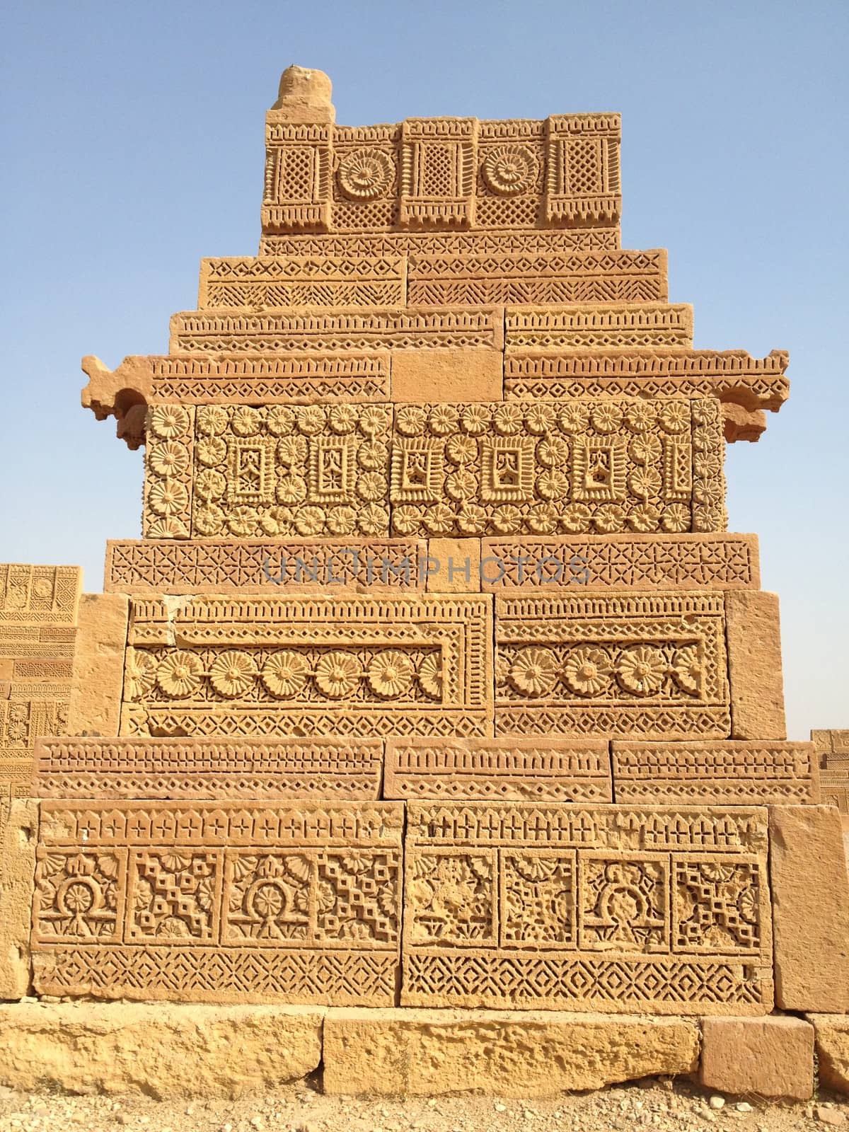 Chaukandi Tombs detail by haiderazim