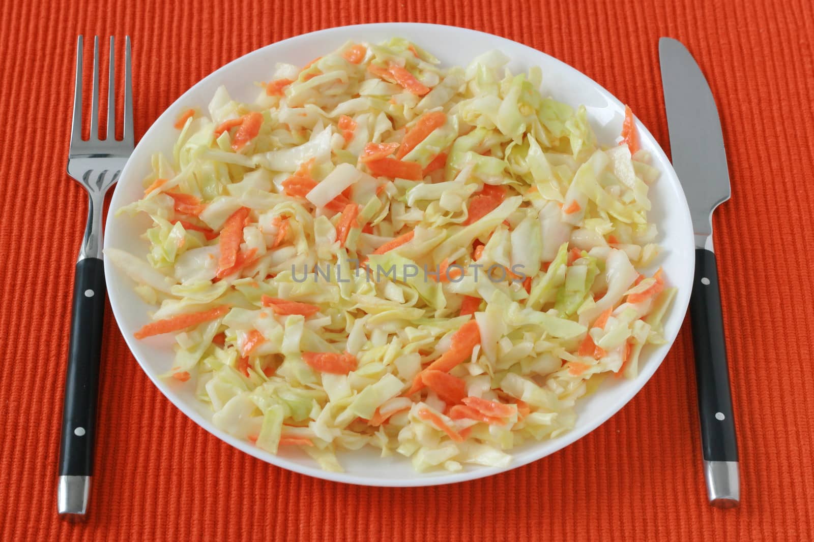 salad cabbage with carrot by nataliamylova