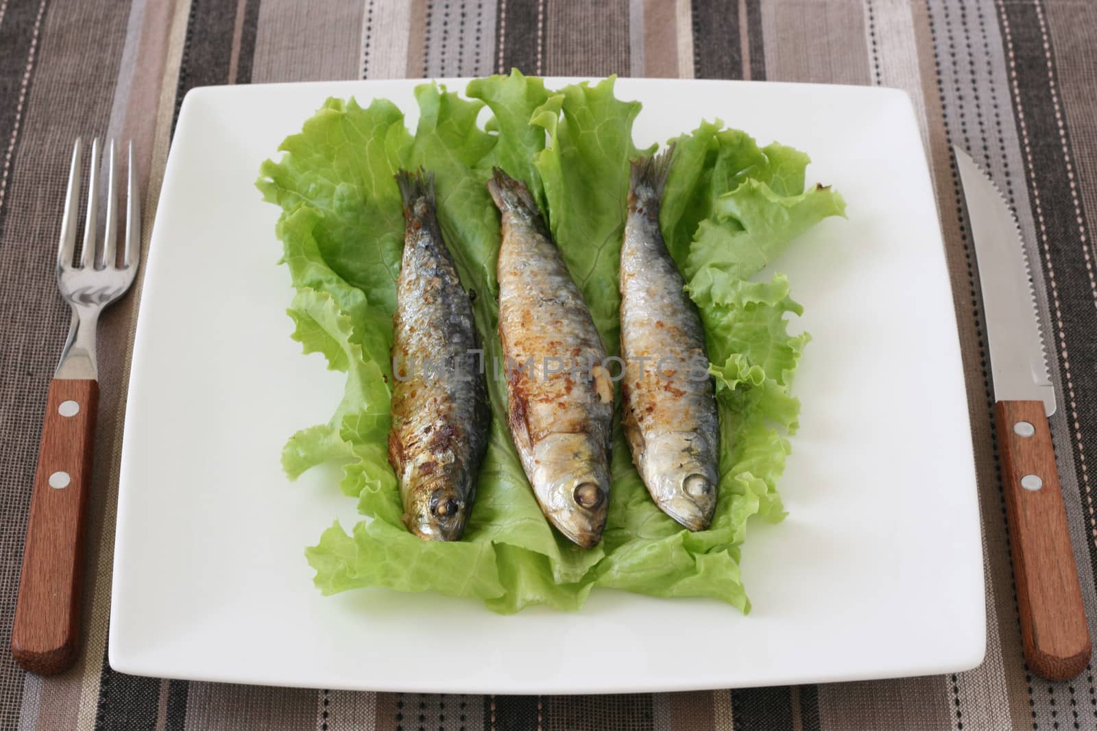 fried sardines
