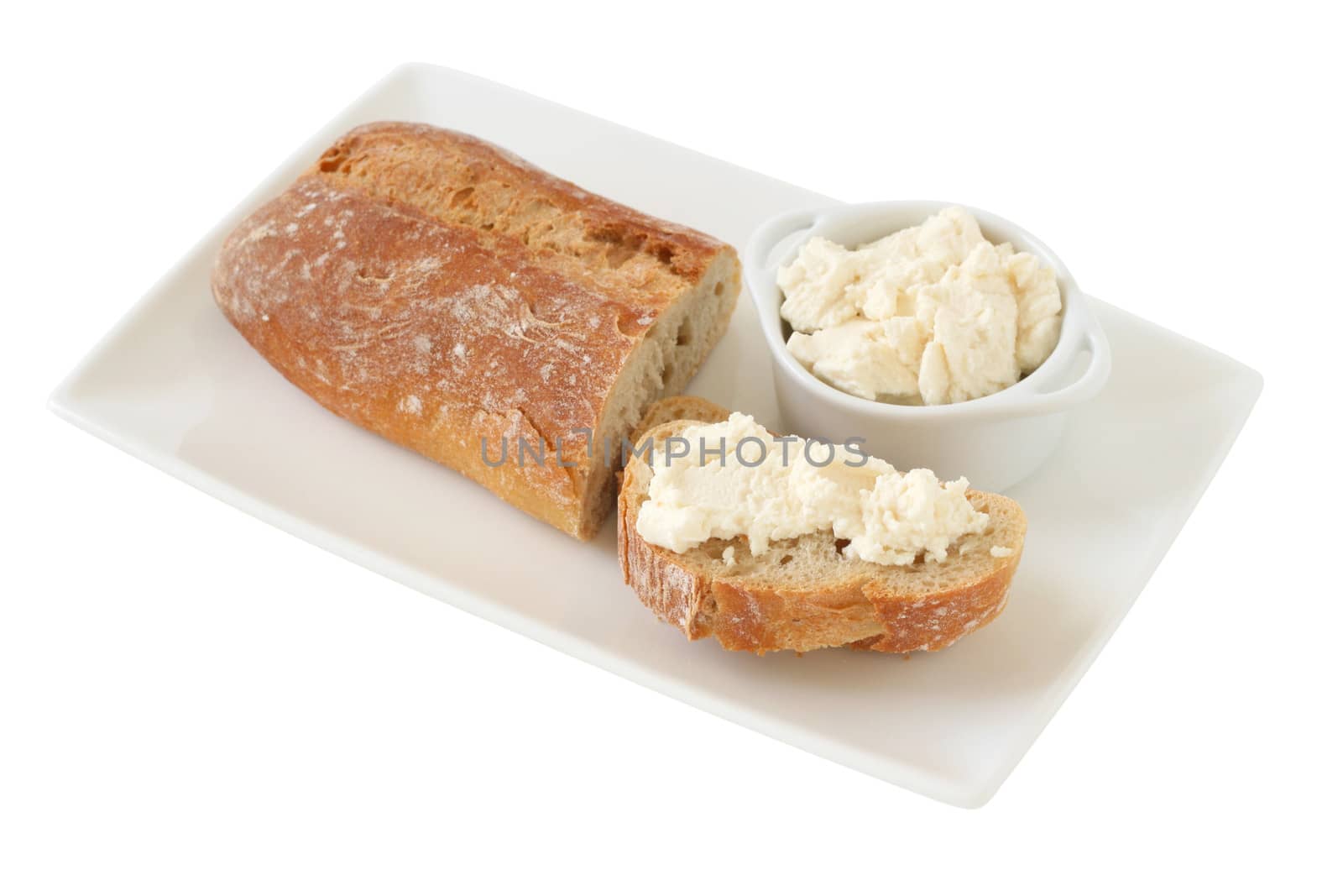 bread with cream cheese by nataliamylova