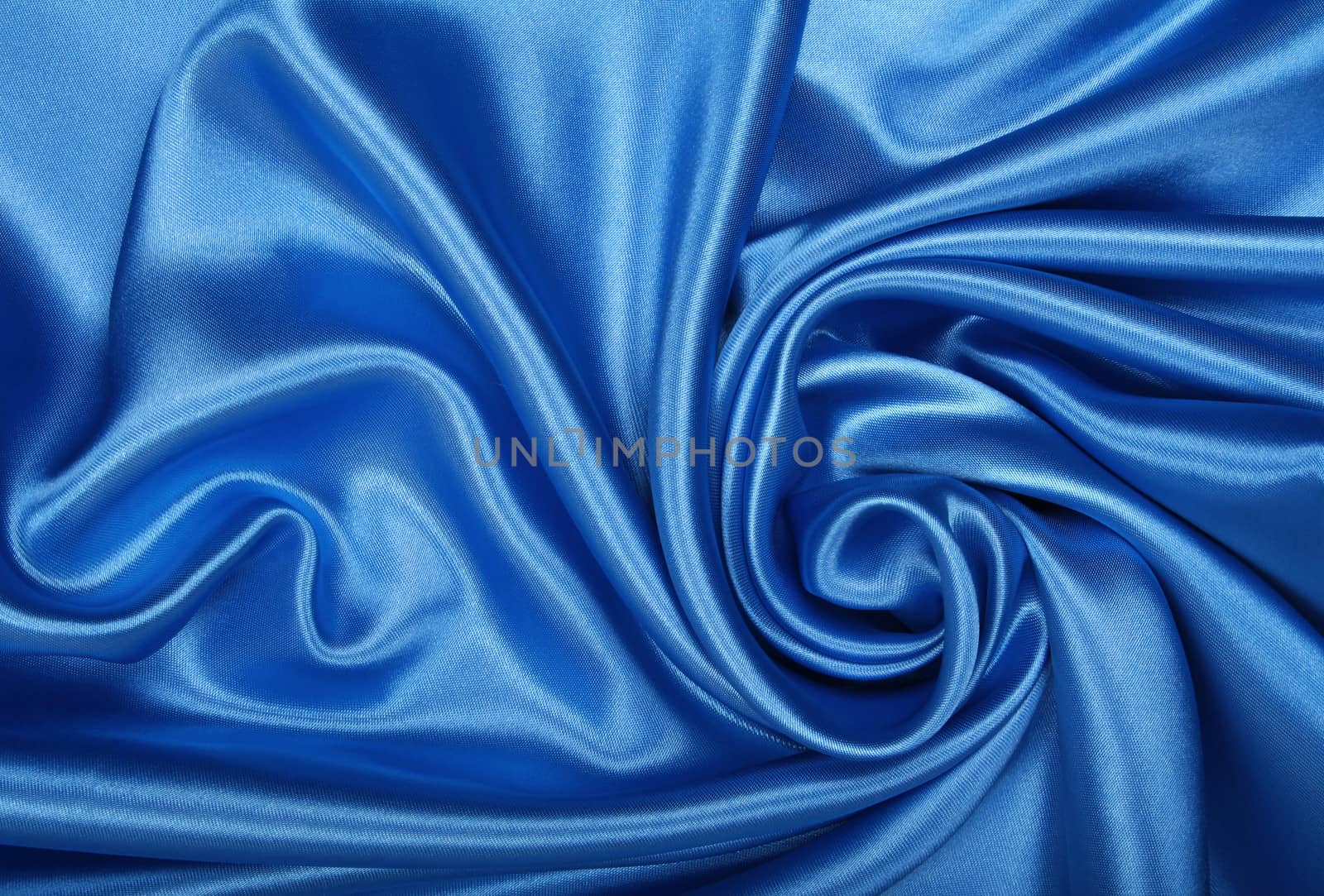Smooth elegant blue silk can use as background 