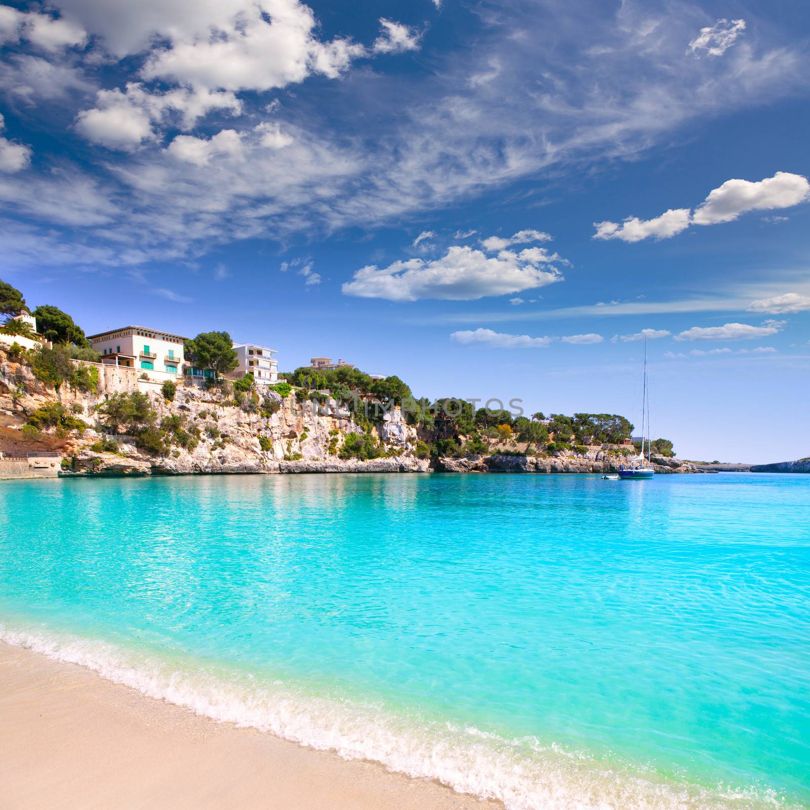 Porto Cristo beach in Manacor Majorca Mallorca by lunamarina