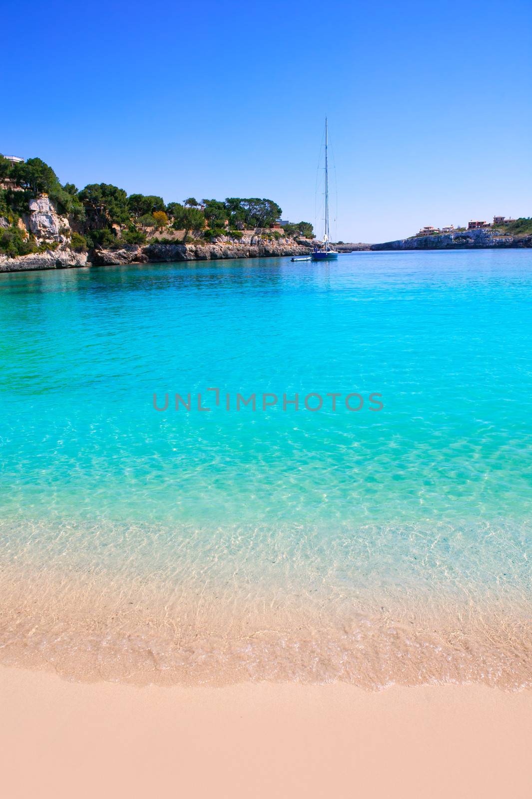 Porto Cristo beach in Manacor Majorca Mallorca Balearic islands