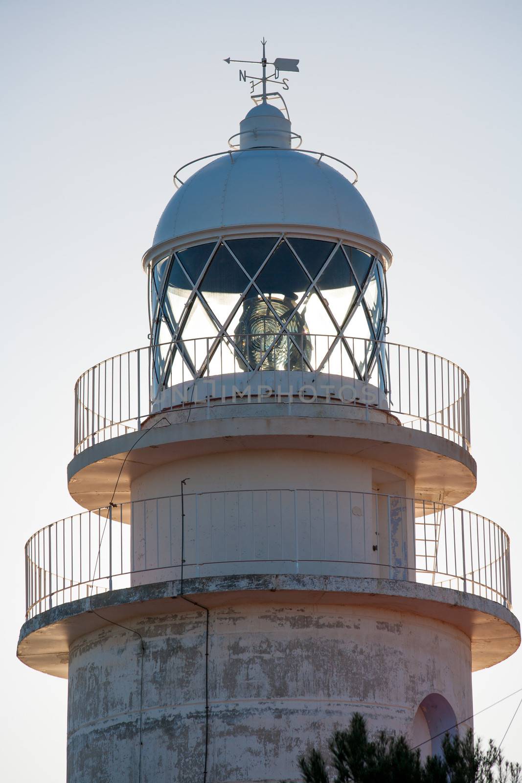Cabo de San Antonio Cape Lighthouse in Denia Javea of Alicante by lunamarina