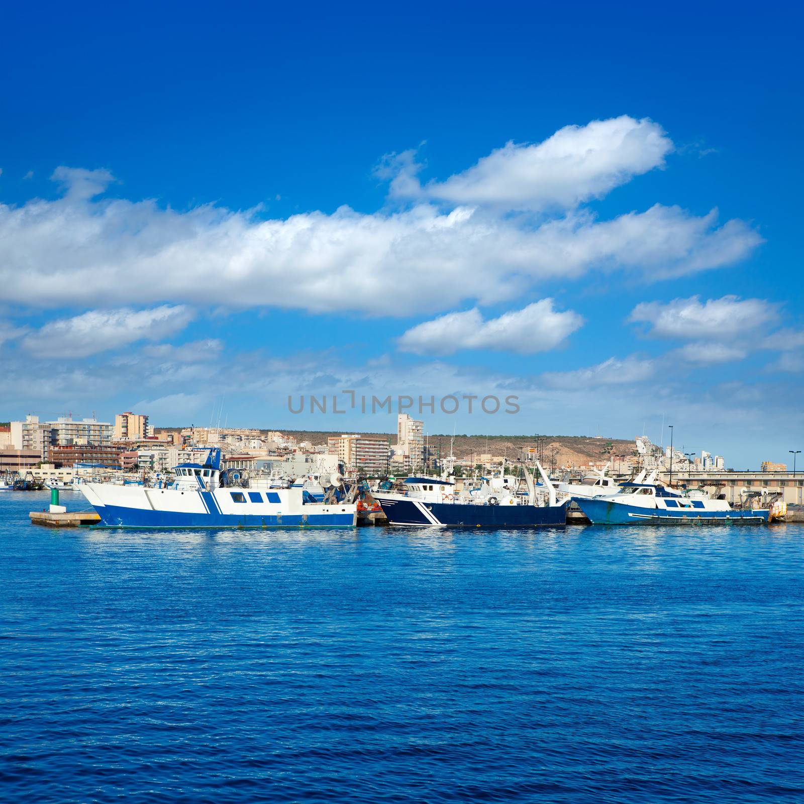 Santa Pola port marina in Alicante Valencia Province of Spain