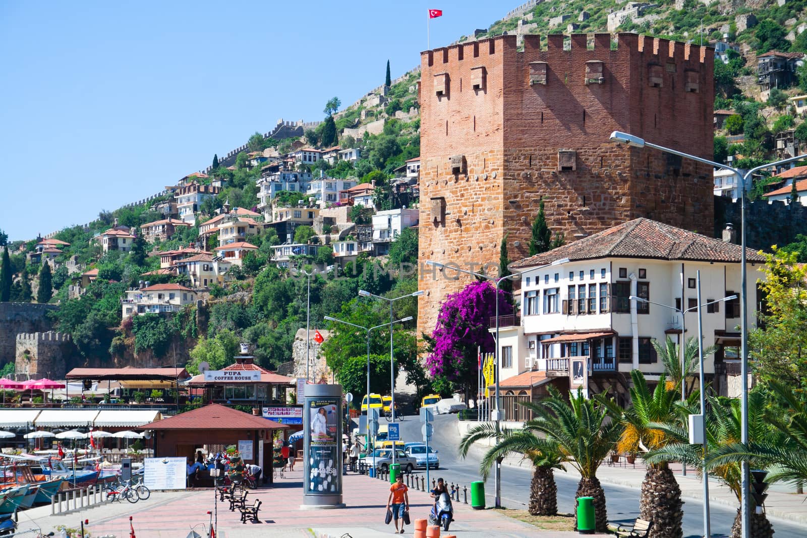 The Turkish city of Alanya