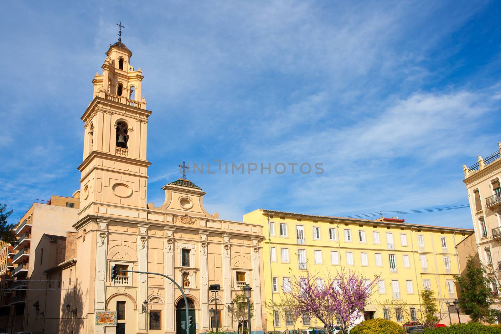 Valencia santa Monica Plaza square el Salvador church by lunamarina