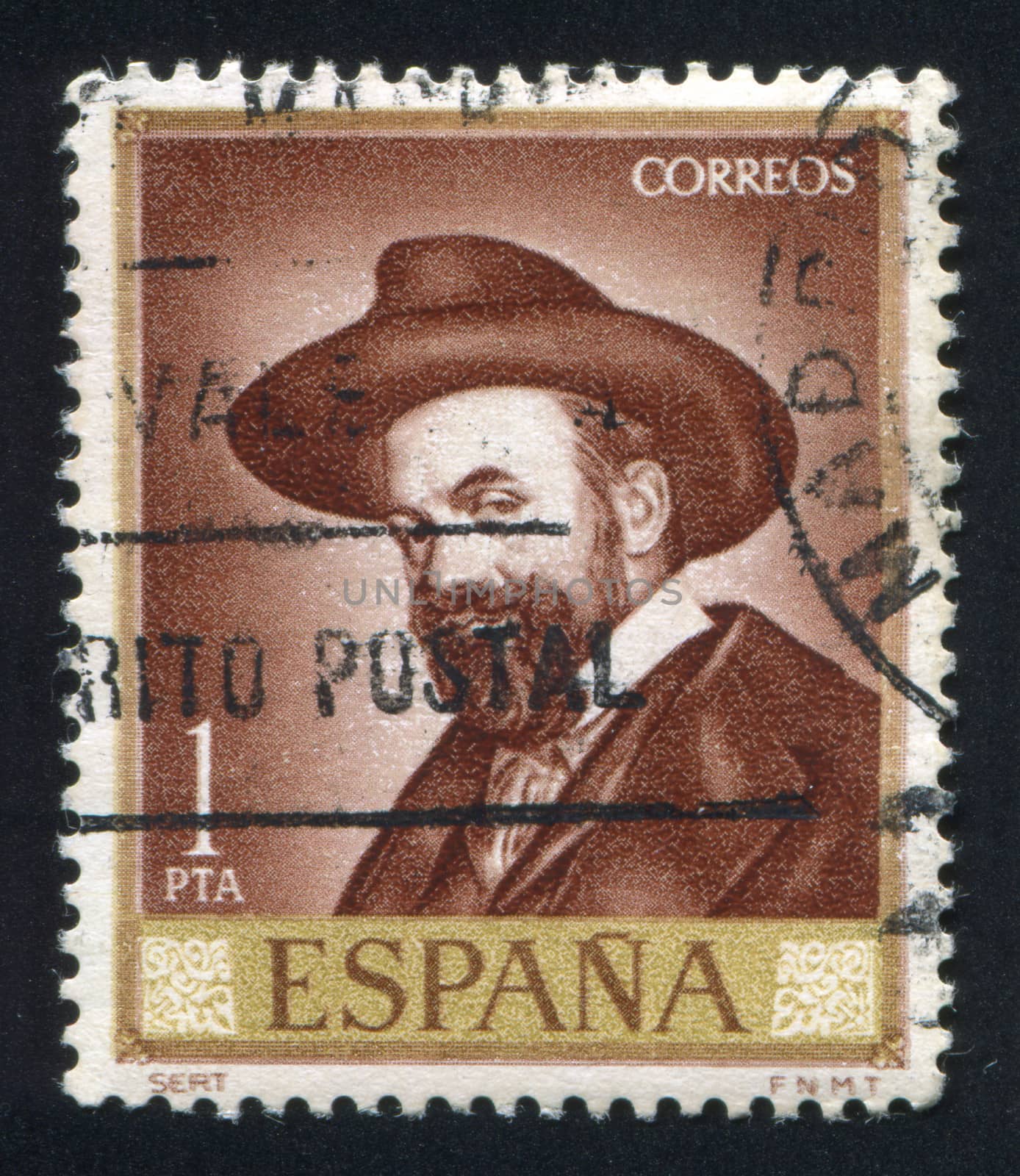 SPAIN - CIRCA 1966: stamp printed by Spain, shows Sert, circa 1966