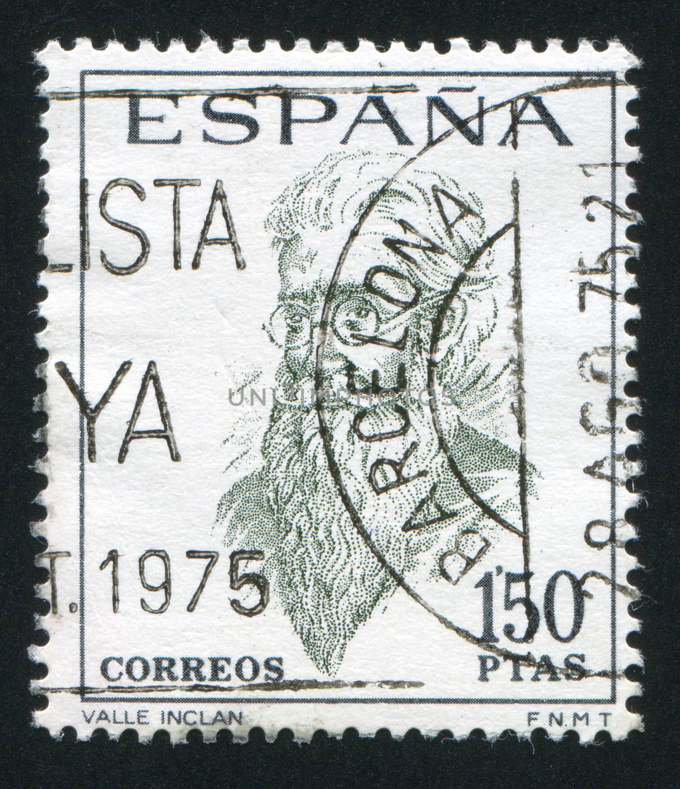 SPAIN - CIRCA 1966 stamp printed by Spain, shows Ramon del Valle Inclan, circa 1966
