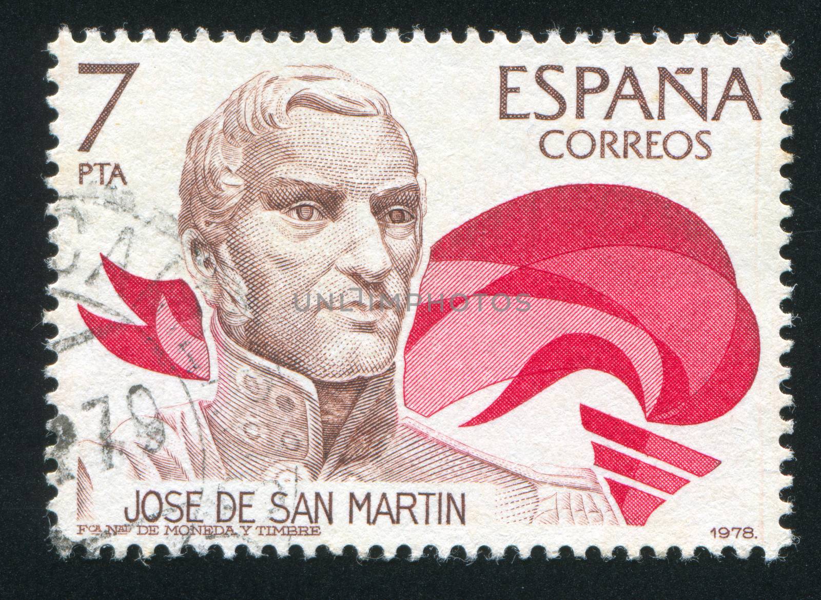 Portrait of Jose de San Martin by rook